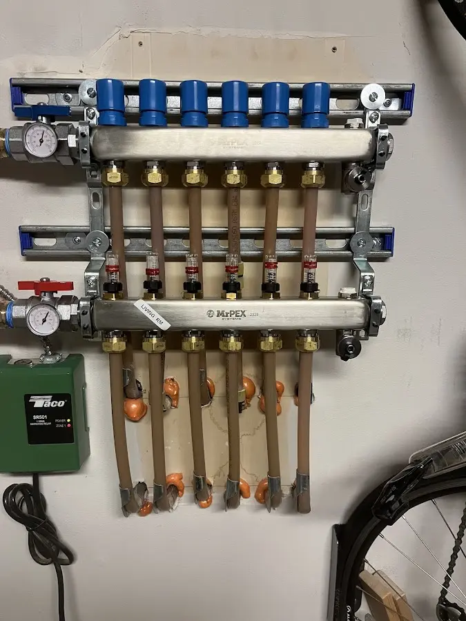 Plumber performing Gas Leak Detection at a residential property in Robstown